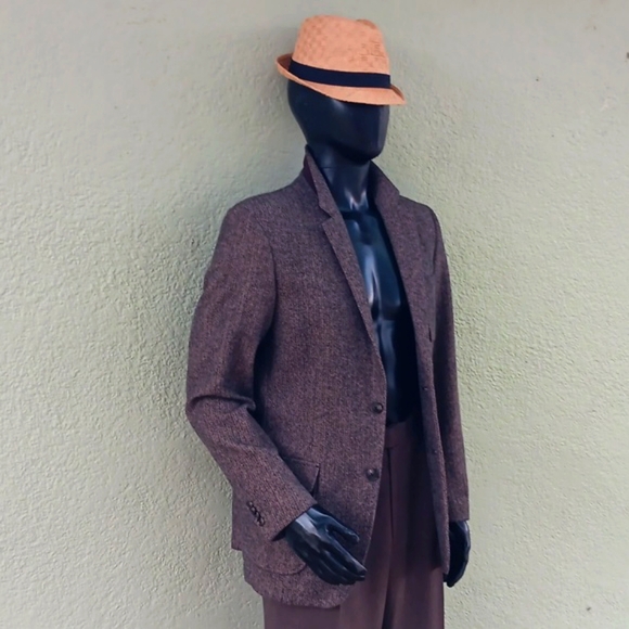 Merona Original Men's "Slim Fit" Pure Cotton Designer Blazer - Picture 11 of 16